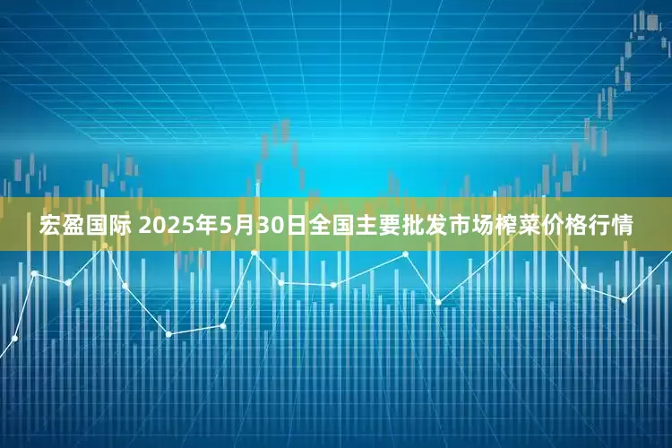 宏盈国际 2025年5月30日全国主要批发市场榨菜价格行情